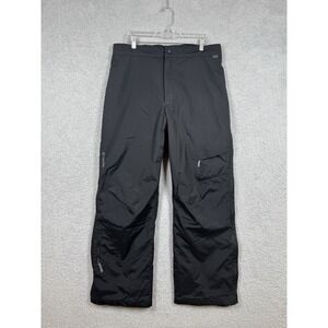 Columbia Vertex Snow Pants Mens XL Black Omni Shield Insulated Ski Snowboard